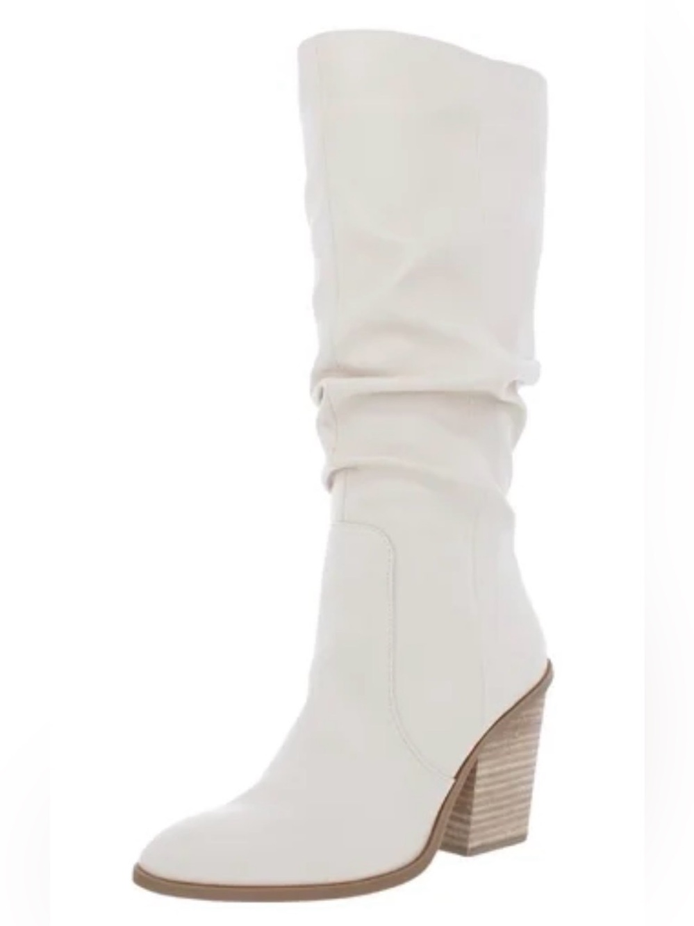 Dolce Vita Womens Numbra Faux Leather Pointed Toe Mid-Calf Boots
